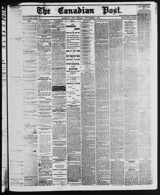 Canadian Post (Lindsay, ONT), 7 Nov 1879