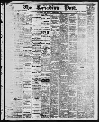 Canadian Post (Lindsay, ONT), 26 Dec 1879