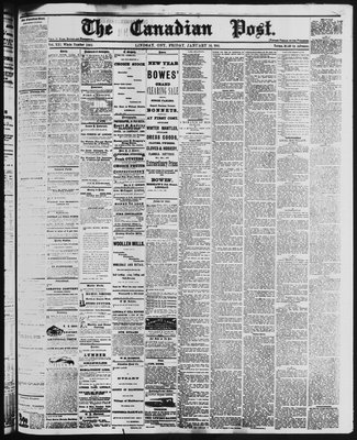 Canadian Post (Lindsay, ONT), 16 Jan 1880