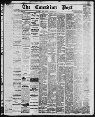 Canadian Post (Lindsay, ONT), 6 Feb 1880