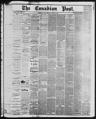 Canadian Post (Lindsay, ONT), 9 Apr 1880