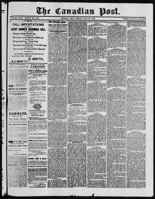 Canadian Post (Lindsay, ONT), 27 Jul 1883