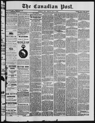 Canadian Post (Lindsay, ONT), 9 May 1884