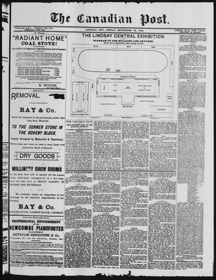 Canadian Post (Lindsay, ONT), 26 Sep 1884