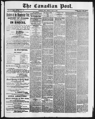 Canadian Post (Lindsay, ONT), 8 May 1885