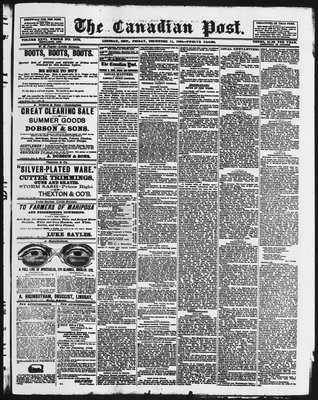 Canadian Post (Lindsay, ONT), 11 Dec 1885