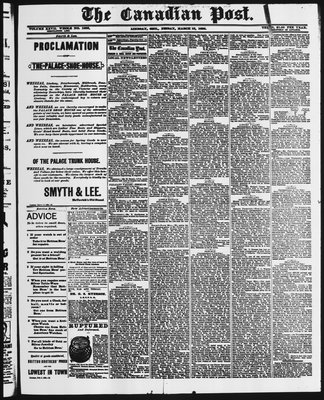 Canadian Post (Lindsay, ONT), 12 Mar 1886