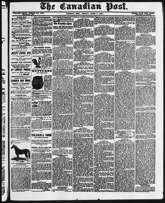 Canadian Post (Lindsay, ONT), 2 Apr 1886