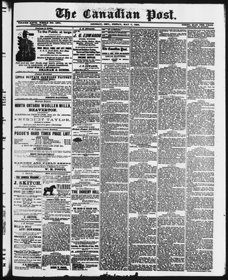 Canadian Post (Lindsay, ONT), 7 May 1886