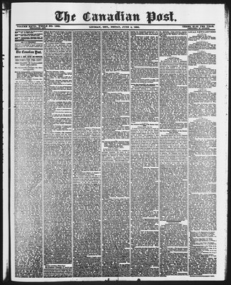 Canadian Post (Lindsay, ONT), 4 Jun 1886