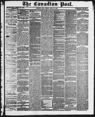 Canadian Post (Lindsay, ONT), 18 Jun 1886