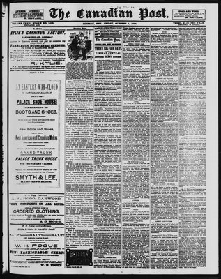 Canadian Post (Lindsay, ONT), 1 Oct 1886