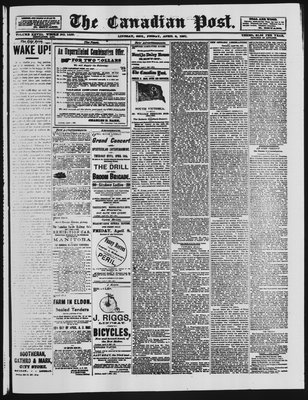 Canadian Post (Lindsay, ONT), 8 Apr 1887