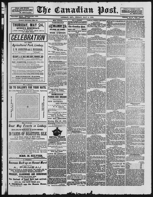 Canadian Post (Lindsay, ONT), 4 May 1888