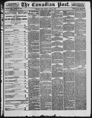 Canadian Post (Lindsay, ONT), 15 Jun 1888