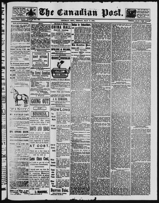 Canadian Post (Lindsay, ONT), 2 May 1890