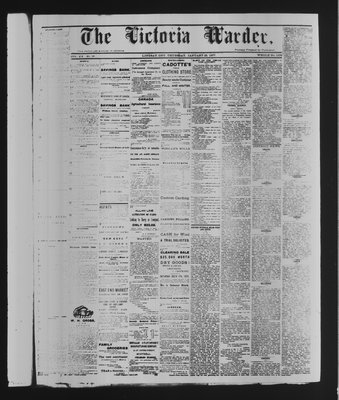 Victoria Warder (Lindsay, ONT), 25 Jan 1877