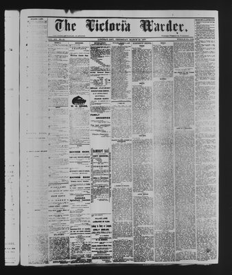 Victoria Warder (Lindsay, ONT), 29 Mar 1877