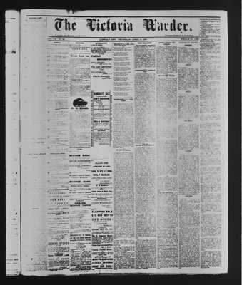 Victoria Warder (Lindsay, ONT), 5 Apr 1877