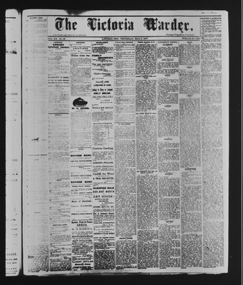 Victoria Warder (Lindsay, ONT), 3 May 1877