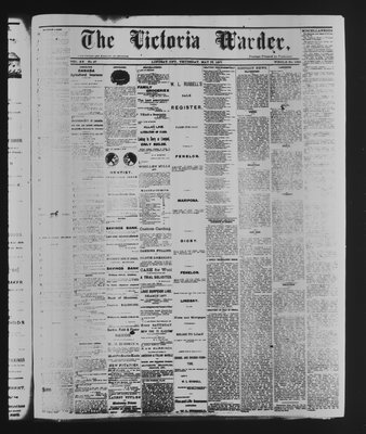 Victoria Warder (Lindsay, ONT), 17 May 1877