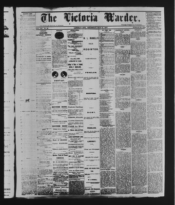 Victoria Warder (Lindsay, ONT), 31 May 1877