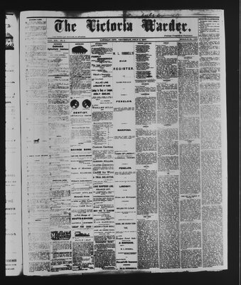 Victoria Warder (Lindsay, ONT), 5 Jul 1877