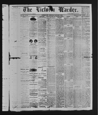 Victoria Warder (Lindsay, ONT), 10 Jan 1878