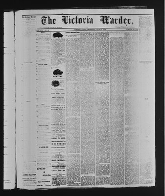 Victoria Warder (Lindsay, ONT), 23 May 1878