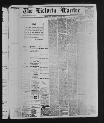 Victoria Warder (Lindsay, ONT), 25 Jul 1878