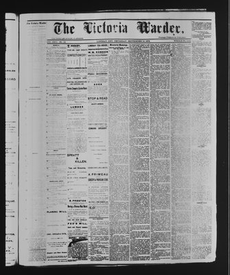 Victoria Warder (Lindsay, ONT), 12 Sep 1878