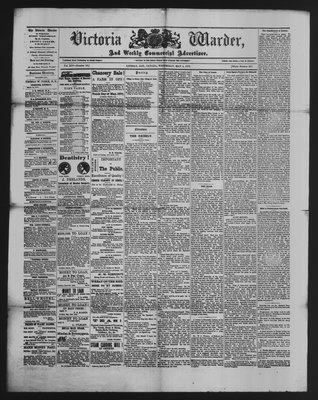 Victoria Warder (Lindsay, ONT), 4 May 1870