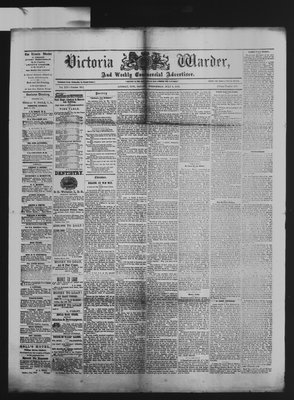 Victoria Warder (Lindsay, ONT), 6 Jul 1870