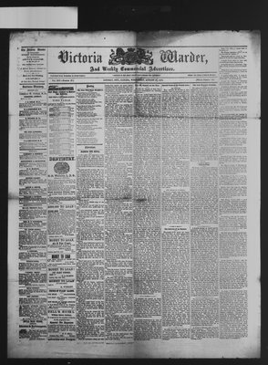 Victoria Warder (Lindsay, ONT), 10 Aug 1870