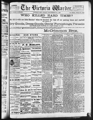 Victoria Warder (Lindsay, ONT), 24 Sep 1886