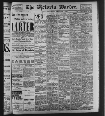 Victoria Warder (Lindsay, ONT), 8 Dec 1893