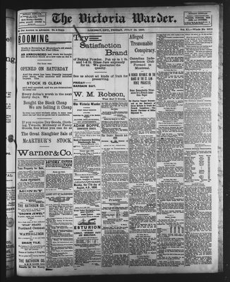 Victoria Warder (Lindsay, ONT), 24 Jul 1896