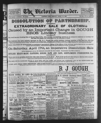 Victoria Warder (Lindsay, ONT), 23 Apr 1897