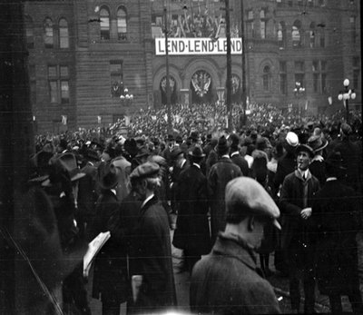 Old City Hall on Armistice Day in Toronto