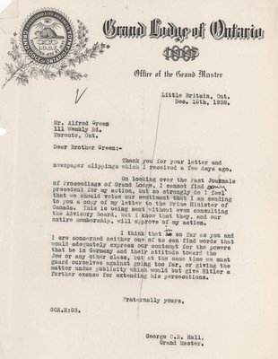 Letter to Fellow Odd Fellows