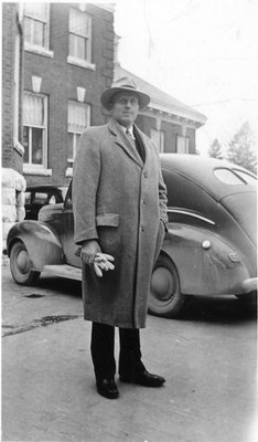 Dr. George C.R. Hall in Overcoat