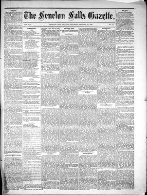 Fenelon Falls Gazette, 16 Oct 1880