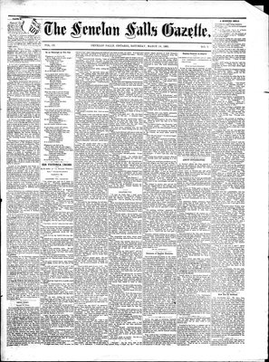 Fenelon Falls Gazette, 19 Mar 1881
