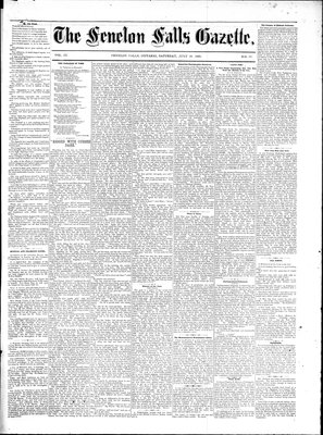 Fenelon Falls Gazette, 16 Jul 1881