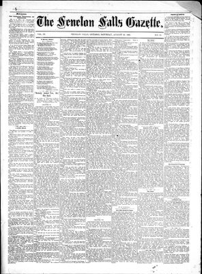 Fenelon Falls Gazette, 20 Aug 1881