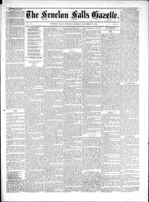 Fenelon Falls Gazette, 17 Sep 1881