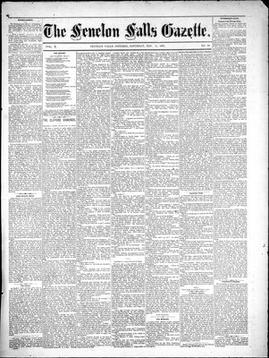 Fenelon Falls Gazette, 11 Nov 1882