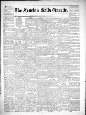 Fenelon Falls Gazette, 2 Dec 1882