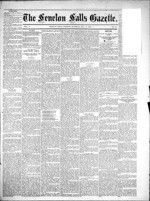 Fenelon Falls Gazette, 23 Dec 1882