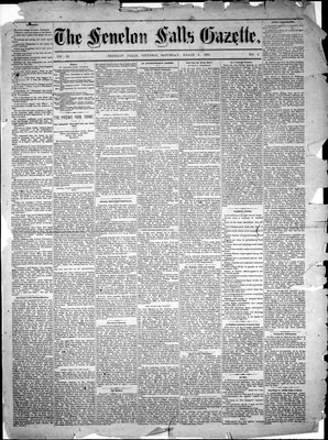 Fenelon Falls Gazette, 3 Mar 1883